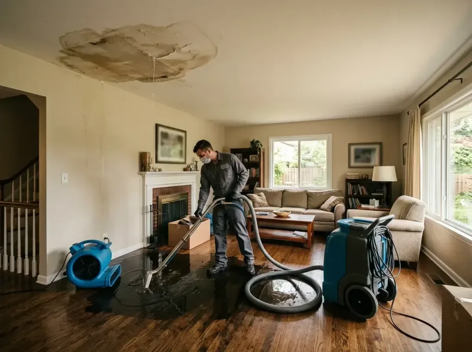 attic-pipe-burst-ceiling-drip-008 — frequently asked questions, Water Damage Restoration & Carpet Care in Lombard, IL